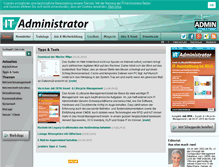 Tablet Screenshot of it-administrator.de